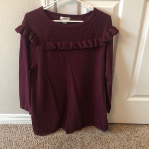 Maroon top from Kohl’s